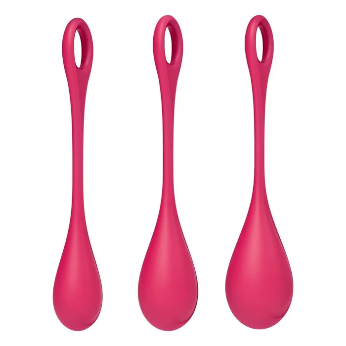 Satisfyer Female Sex Toys Satisfyer Yoni Power 1 Silicone Kegel Balls Training Set Satisfyer Female Sex Toys Satisfyer Yoni Power 1 Silicone Kegel Balls Training Set