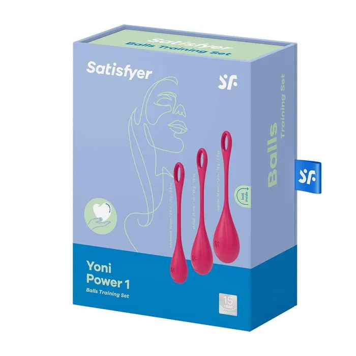Satisfyer Female Sex Toys Satisfyer Yoni Power 1 Silicone Kegel Balls Training Set Satisfyer Female Sex Toys Satisfyer Yoni Power 1 Silicone Kegel Balls Training Set