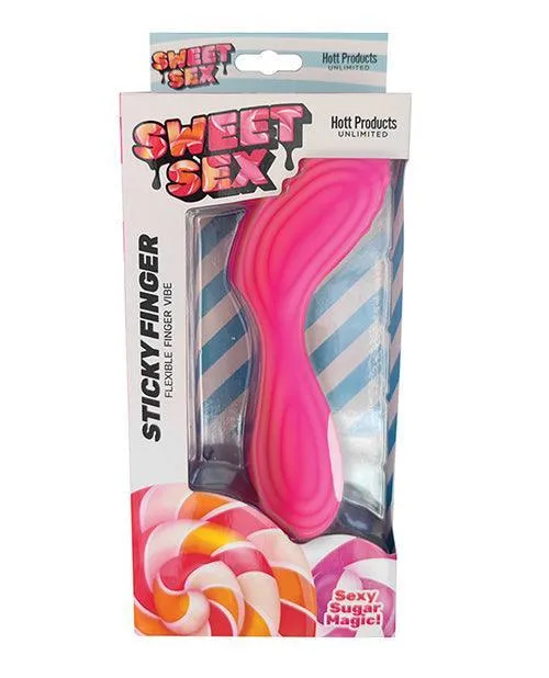 Sweet Sex Sticky Finger Flexible Finger Vibe Magenta Hott Products Vibrators Sweet Sex Sticky Finger Flexible Finger Vibe Magenta Hott Products Vibrators