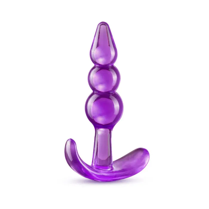 Anal Blush B Yours Triple Bead Anal Plug Purple