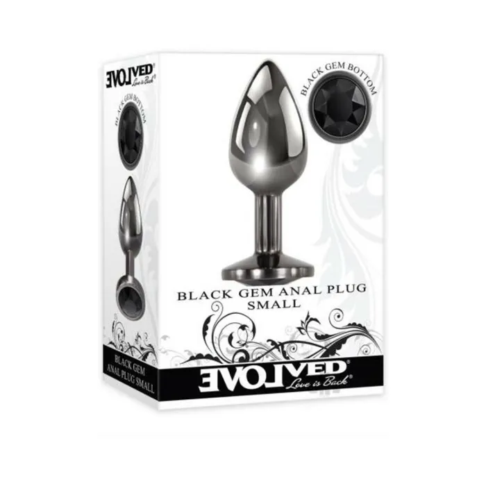 Anal Evolved Black Gem Anal Plug Small Evolved