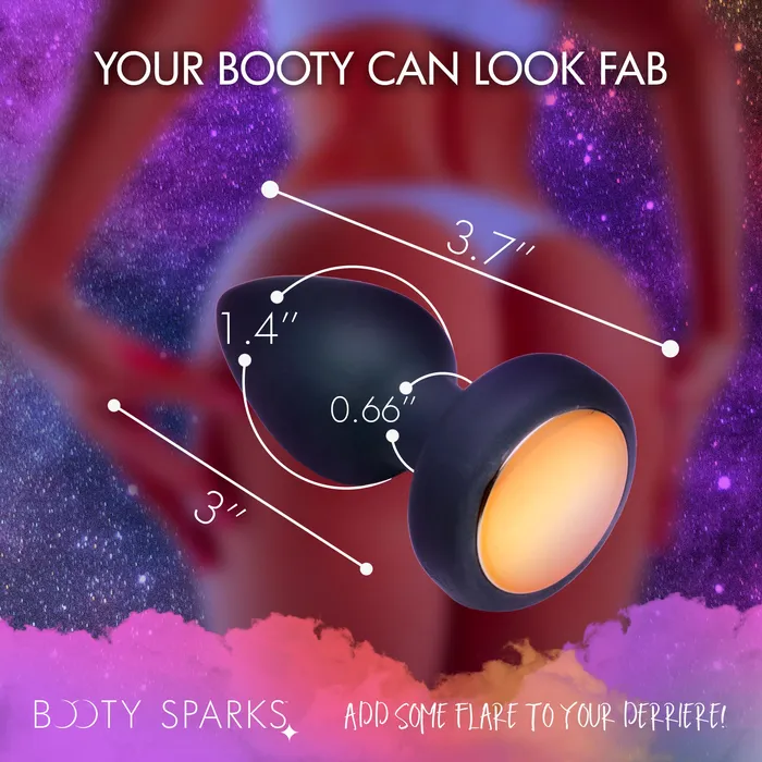Booty Sparks Male Sex Toys 7X Light Up Rechargeable Anal Plug Small