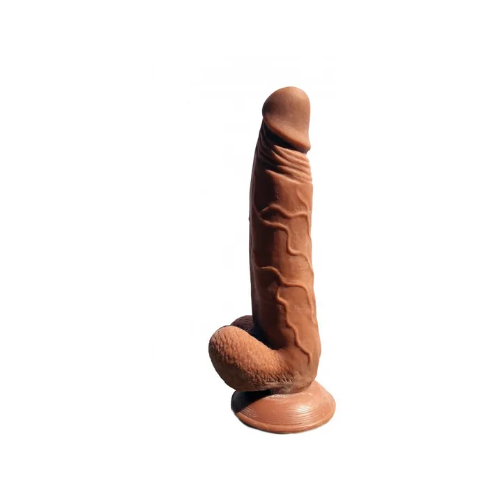 Dildos Hott Products Unlimited Latin Lover Guapo 9 Inches Dildo Brown
