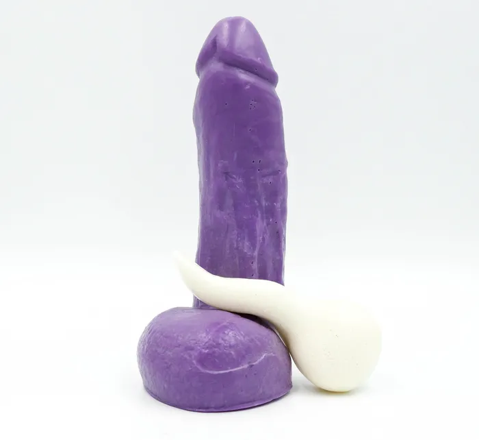 Male Sex Toys Its the Bomb Stroker Blue Penis Soap wSuction Cup Spermie