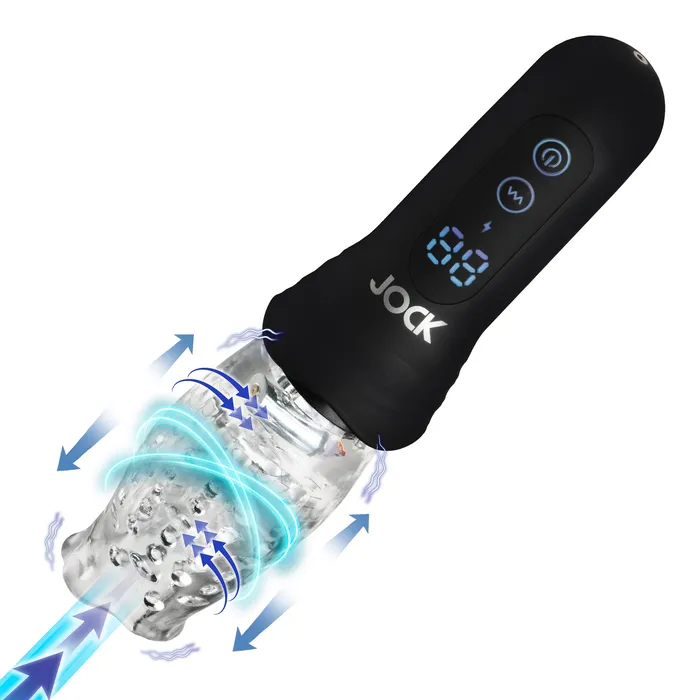 Male Sex Toys Jock JOCK Spinning Thrusting Vibrating Masturbator