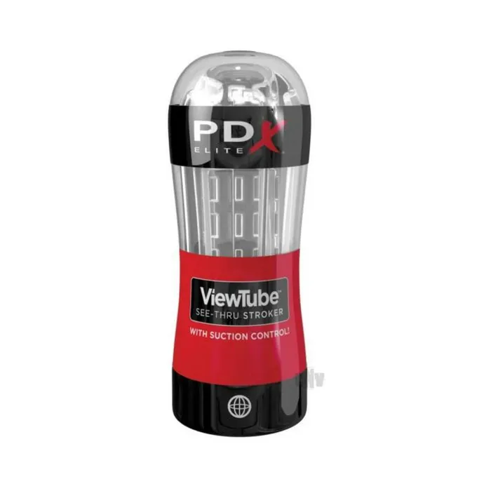 Male Sex Toys PDX Brands Pdx Elite Viewtube Stroker Clear