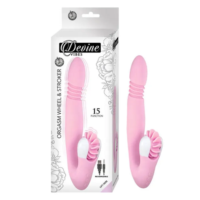 Nasstoys Vibrators Devine Vibes Orgasm Wheel StrokerPink