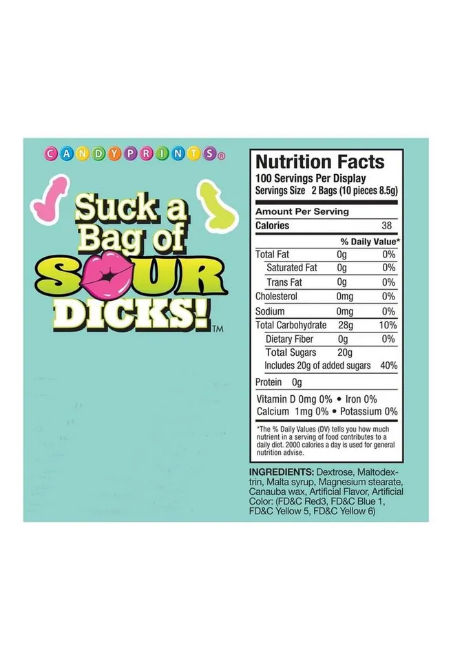 Anal Candyprints Candy Suck A Bag Of Sour Dicks