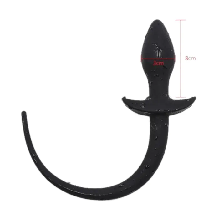 Anal Love Plugs Curved Dog Anal Tail 7
