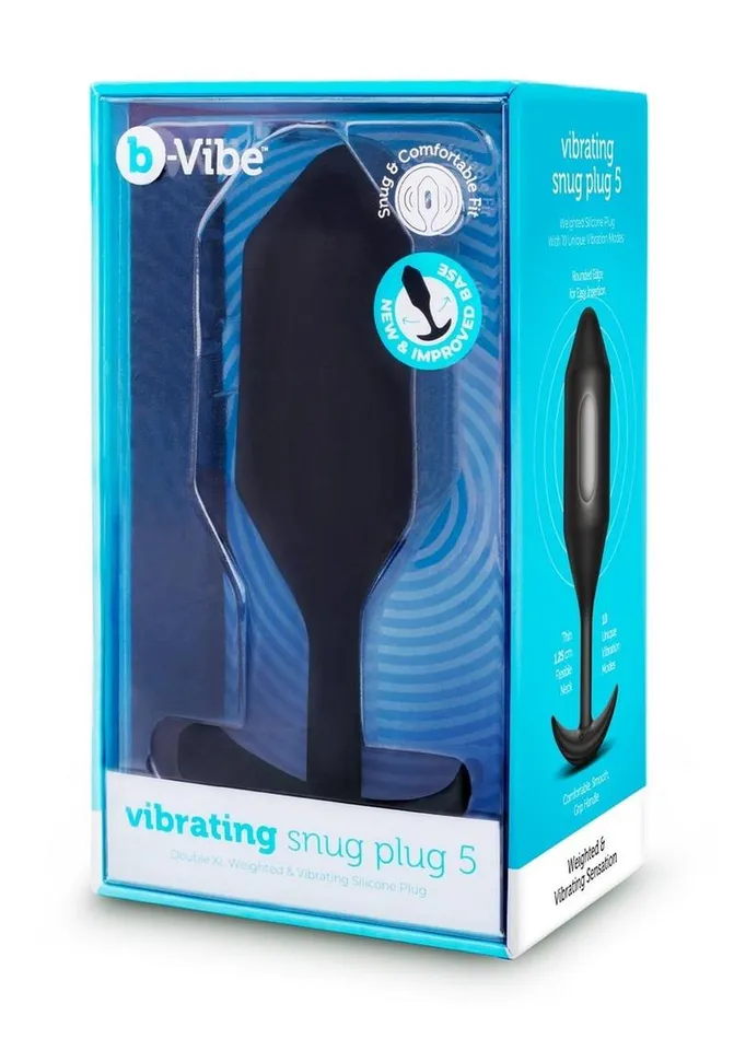 bVibe Anal BVibe Vibrating Snug Plug Rechargeable Silicone Anal Plug