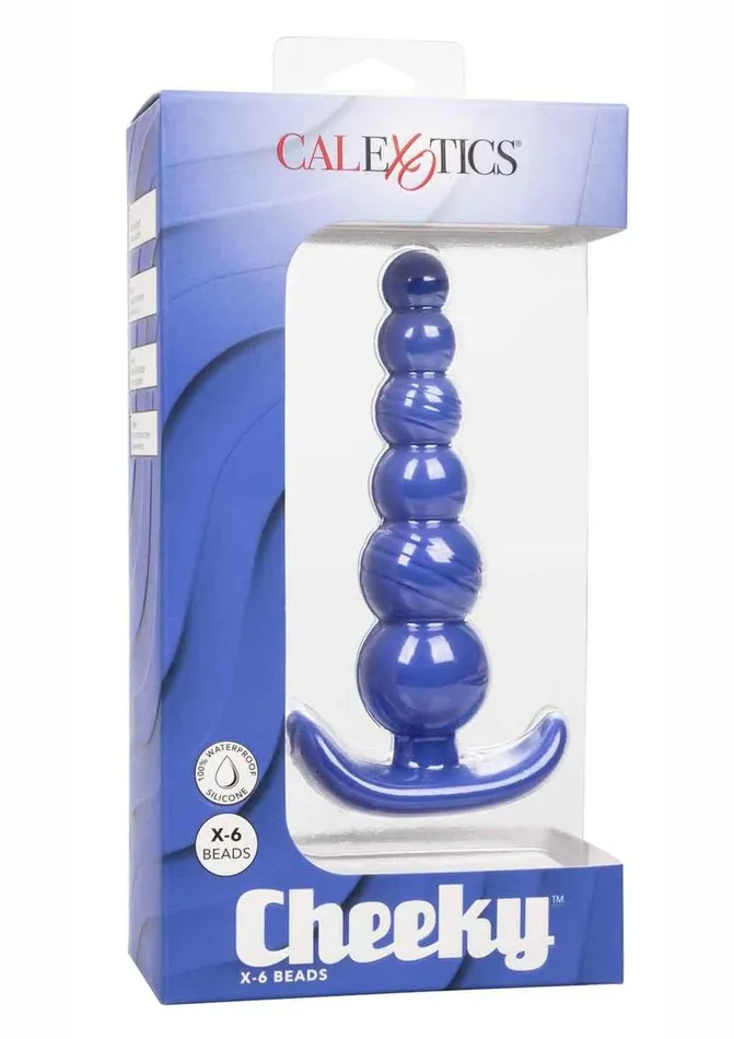 Cheeky X6 Beads Silicone Anal Probe Cheeky Anal
