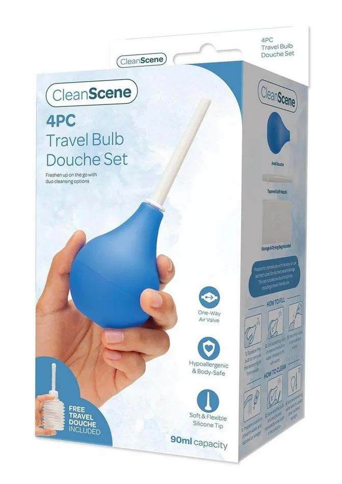 Cleanscene Travel Bulb Douche CleanScene Anal