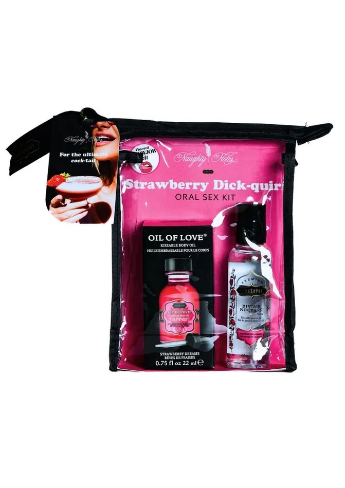 Couples Kama Sutra Kama Sutra Strawberry DickQuiri Oral Sex Kit