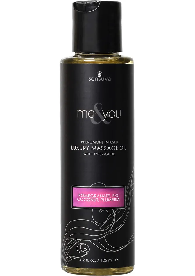 Couples Me and You Me and You Pheromone Infused Luxury Massage Oil Pomegranate Fig Coconut Plumeria