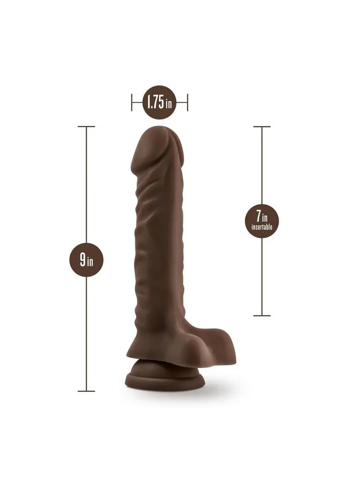 Dr Skin Female Sex Toys Dr Skin Plus Posable Dildo with Balls