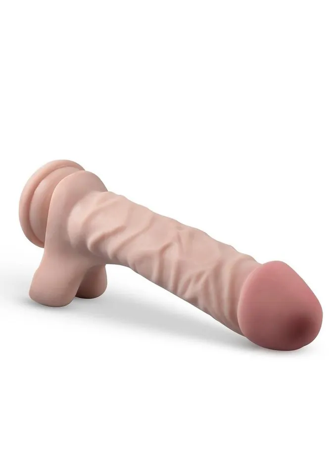Dr Skin Female Sex Toys Dr Skin Plus Posable Dildo with Balls