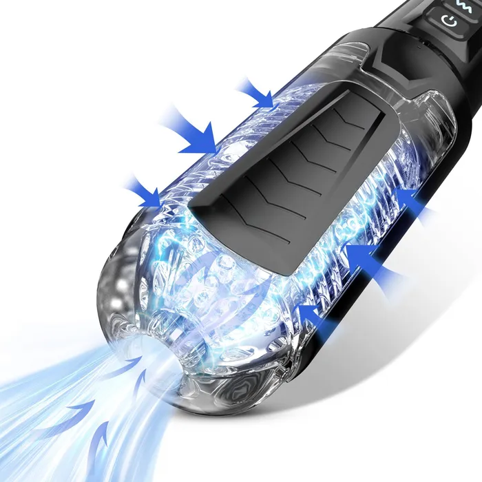 Earlypeach Male Sex Toys 10 Vibration Modes 4 Vacuum Suction Automatic Masturbator