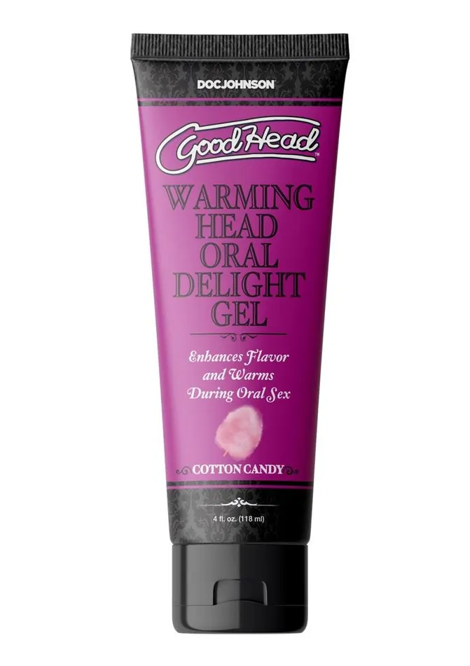 Enhancers Goodhead Warming Head Oral Delight Gel Flavored Cotton Candy GoodHead Enhancers Goodhead Warming Head Oral Delight Gel Flavored Cotton Candy GoodHead