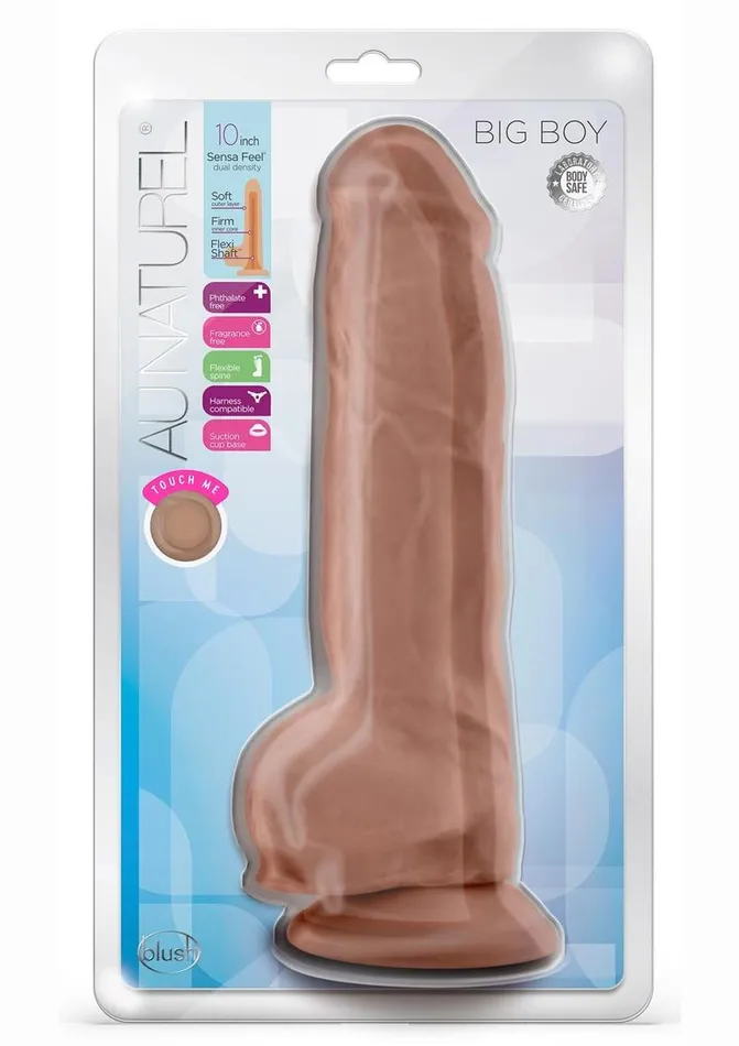 Female Sex Toys Au Naturel Big Boy Dildo with Balls Au Naturel