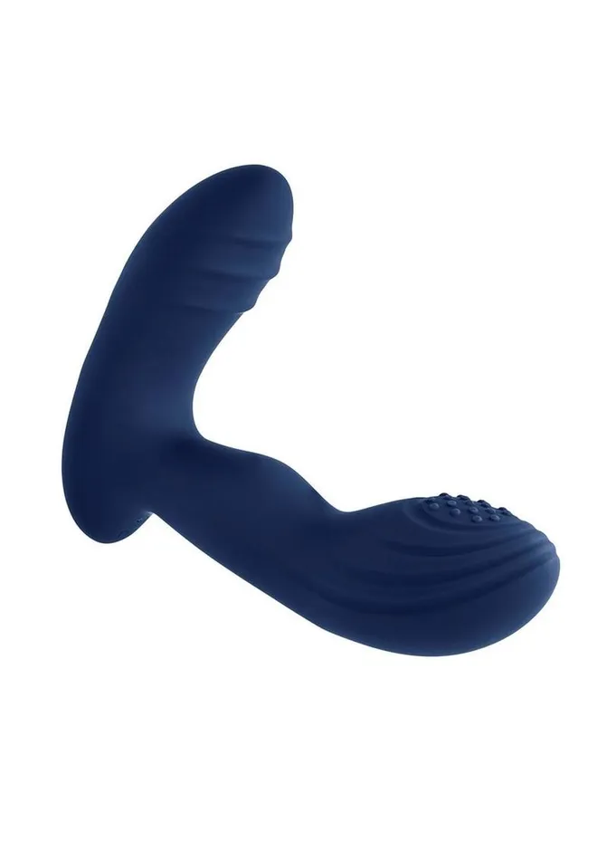 Female Sex Toys Playboy Playboy Pleasure Pleaser Rechargeable Silicone Vibrating Warming Prostate Massager with Remote Control