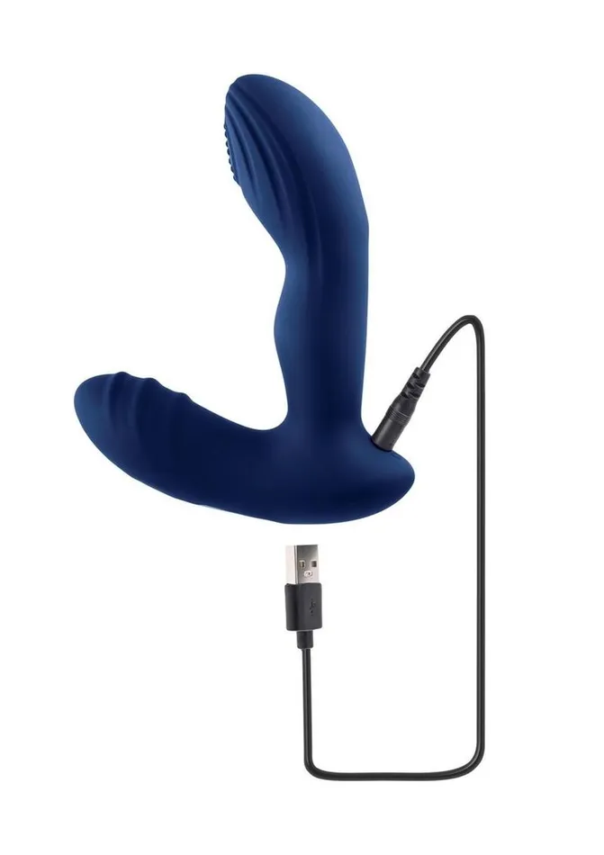 Female Sex Toys Playboy Playboy Pleasure Pleaser Rechargeable Silicone Vibrating Warming Prostate Massager with Remote Control