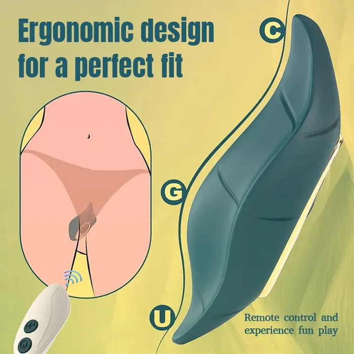 Inyarose Leaf RemoteControlled Vibrator for Women Couples