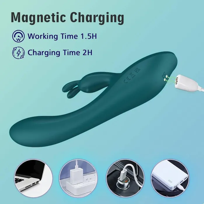 Inyarose Male Sex Toys Rabbit Massage Vibrating Masturbator