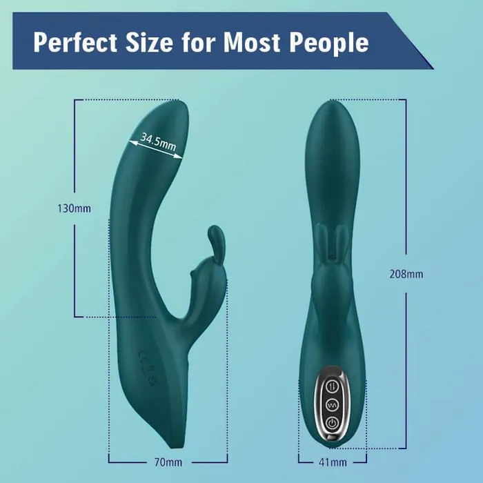 Inyarose Male Sex Toys Rabbit Massage Vibrating Masturbator