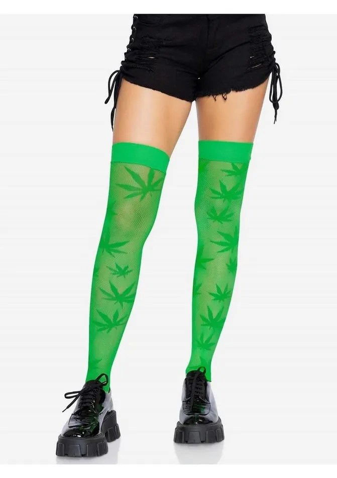 Leg Avenue Vibrators Leg Avenue 420 Net Thigh High