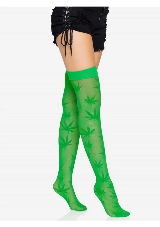 Leg Avenue Vibrators Leg Avenue 420 Net Thigh High