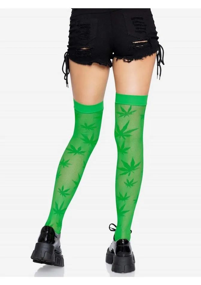 Leg Avenue Vibrators Leg Avenue 420 Net Thigh High
