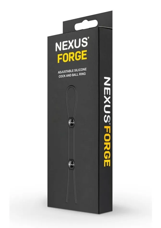 Male Sex Toys Nexus Forge Double Adjustable Lasso Silicone Cock Ring Nexus Male Sex Toys Nexus Forge Double Adjustable Lasso Silicone Cock Ring Nexus