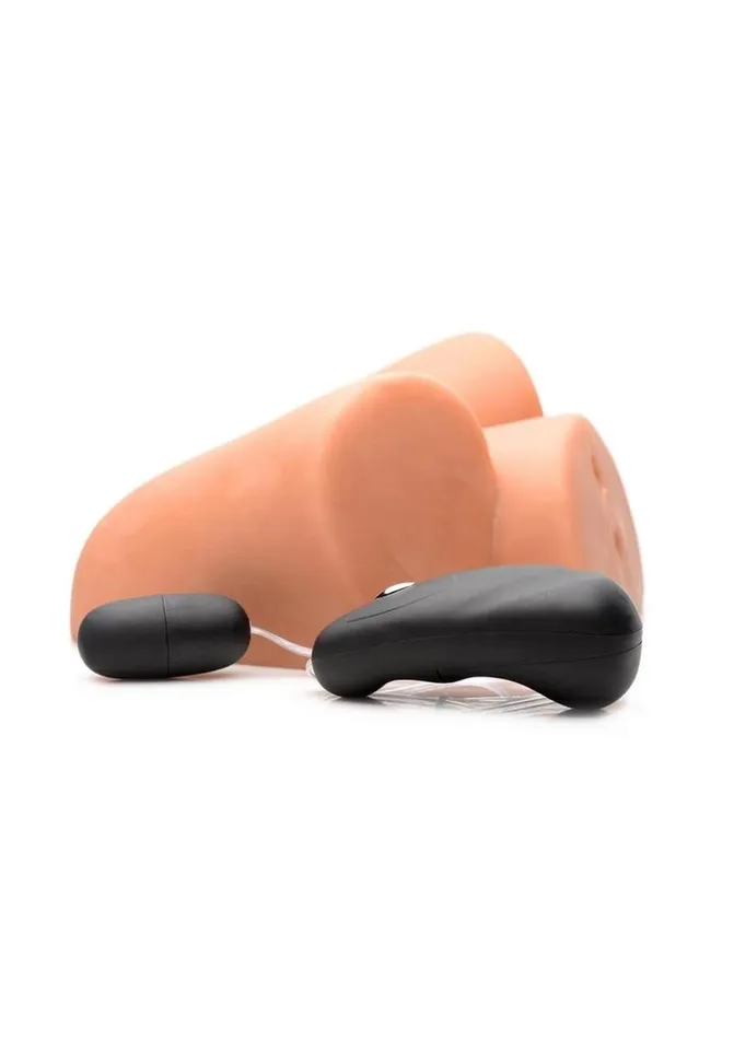 Mistress Male Sex Toys Mistress Bella Vibrating Bioskin Jackhammer Stroker Pussy and Ass
