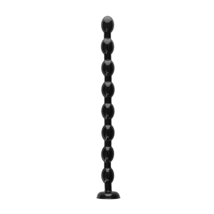 Ouch Ass Snake Beaded Dildo Black 19 Inch Ouch Anal
