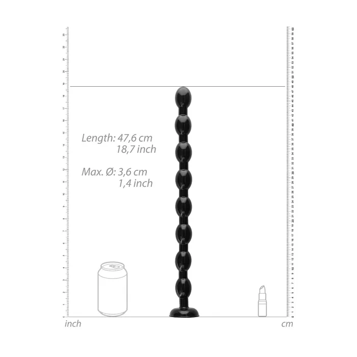 Ouch Ass Snake Beaded Dildo Black 19 Inch Ouch Anal Ouch Ass Snake Beaded Dildo Black 19 Inch Ouch Anal