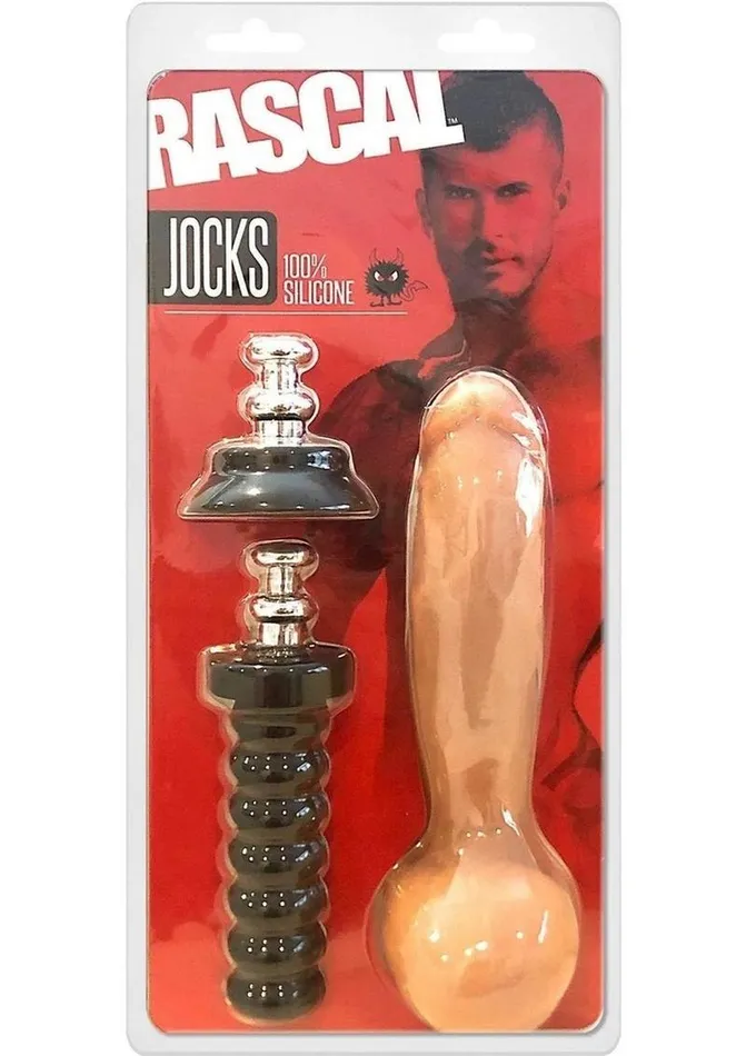 Rascal Jock Adam Silicone Cock Dildo with Silicone Handle Or Suction Cup Base Rascal Female Sex Toys