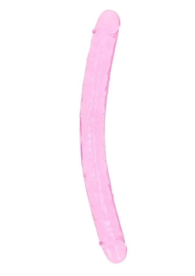 Real Rock Realrock Crystal Clear Double Dong Dildos