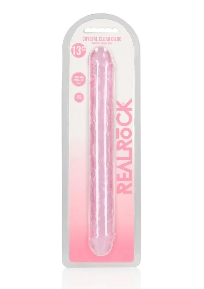 Real Rock Realrock Crystal Clear Double Dong Dildos