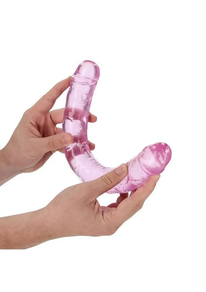 Real Rock Realrock Crystal Clear Double Dong Dildos