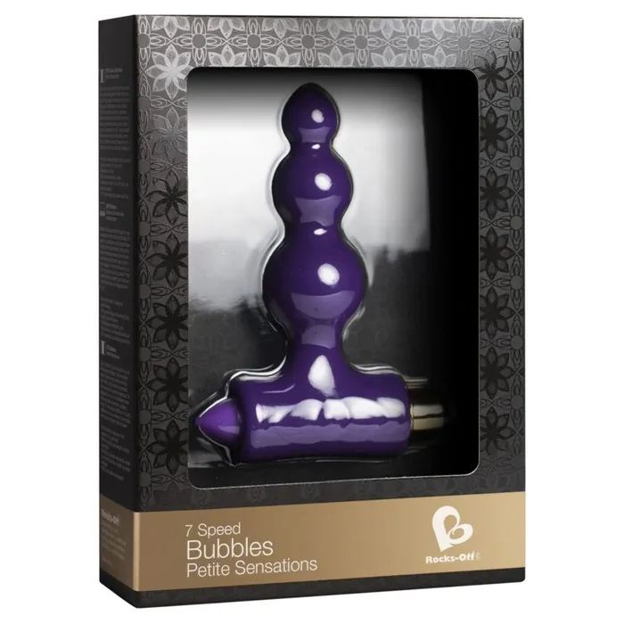 Rocks Off Anal Rocks Off Petite Sensations Bubbles Vibrating Butt Plug Purple
