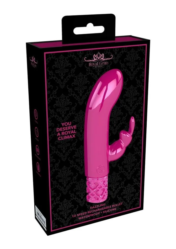 Royal Gems Female Sex Toys Royal Gems Dazzling Silicone Rechargeable Bullet