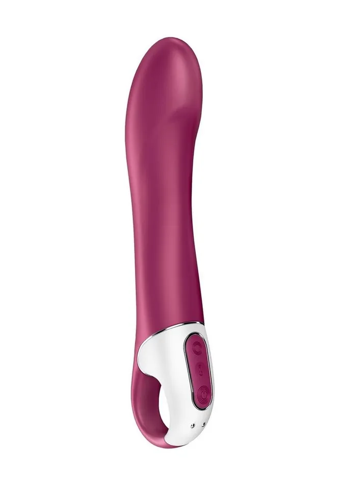 Satisfyer Big Heat Rechargeable Silicone Warming Vibrator Satisfyer Female Sex Toys