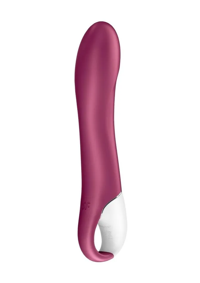 Satisfyer Big Heat Rechargeable Silicone Warming Vibrator Satisfyer Female Sex Toys