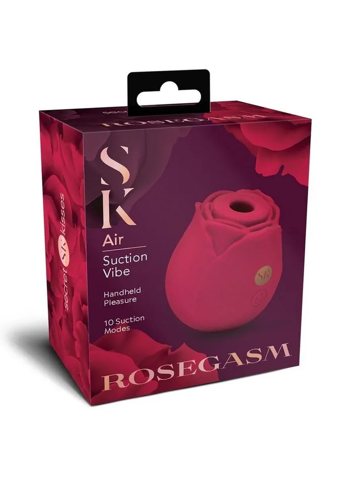 Secret Kisses Rosegasm Air Rechargeable Silicone Clitoral Stimulator Secret Kisses Female Sex Toys Secret Kisses Rosegasm Air Rechargeable Silicone Clitoral Stimulator Secret Kisses Female Sex Toys