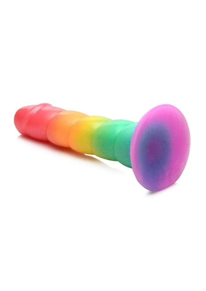 Simply Sweet Simply Sweet Swirl Silicone Rainbow Dildo Dildos