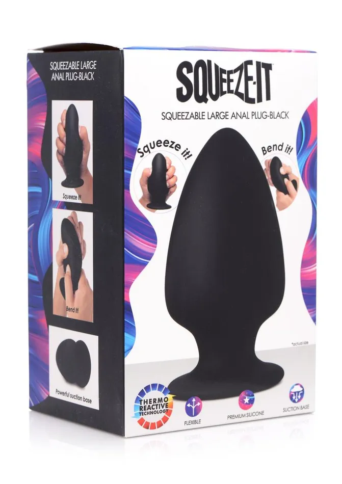 SqueezeIt Squeezable Silicone Anal Plug SQUEEZEIT Male Sex Toys