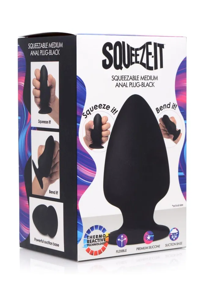 SqueezeIt Squeezable Silicone Anal Plug SQUEEZEIT Male Sex Toys