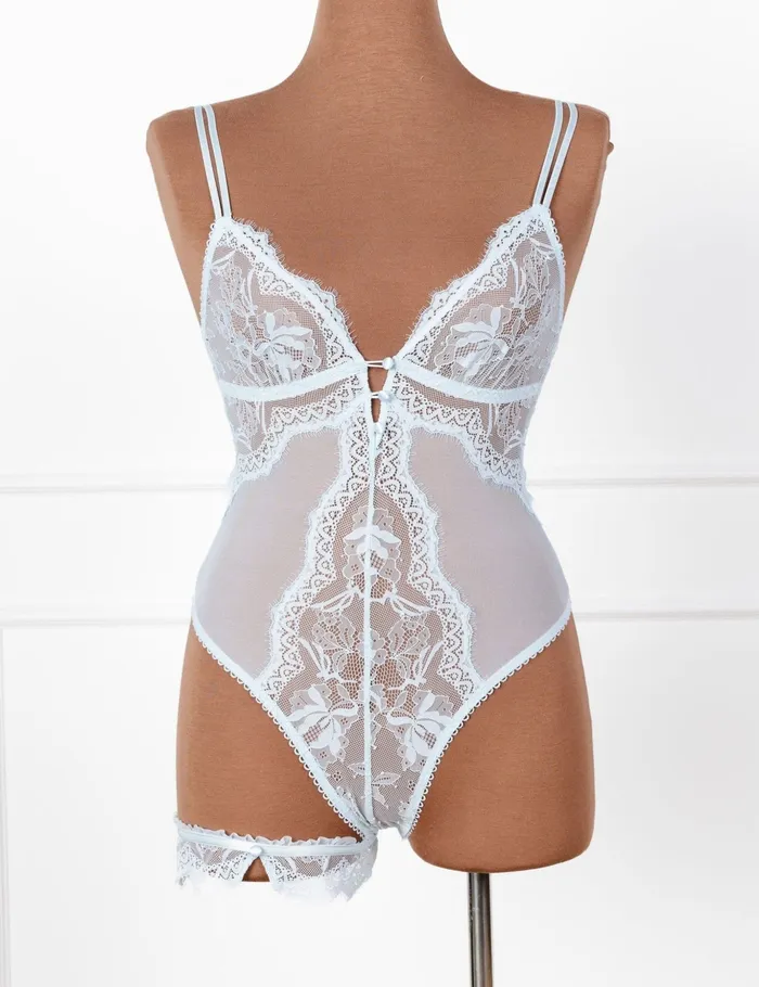 Vibrators Mentionables Eyelash Lace Leg Garter Something Blue Vibrators Mentionables Eyelash Lace Leg Garter Something Blue