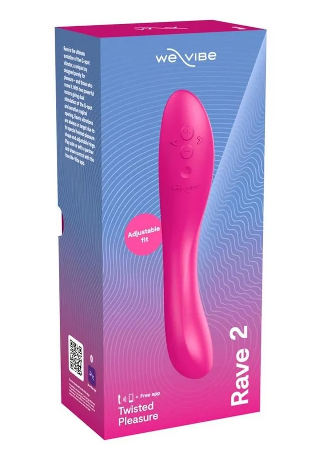 WeVibe Rave 2 Twisted Pleasure Rechargeable Silicone GSpot Vibrator WeVibe Female Sex Toys
