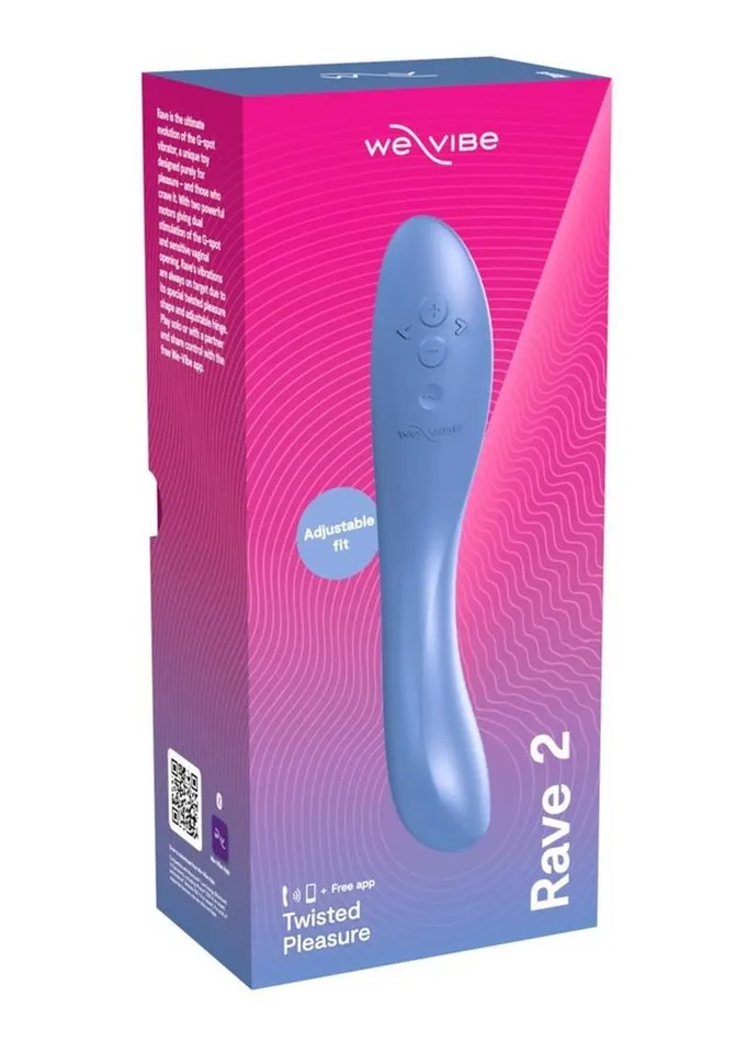 WeVibe Rave 2 Twisted Pleasure Rechargeable Silicone GSpot Vibrator WeVibe Female Sex Toys